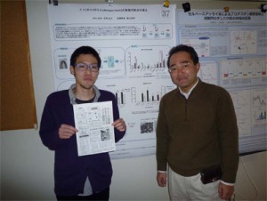 徳元俊伸教授と宮嵜岳大さん