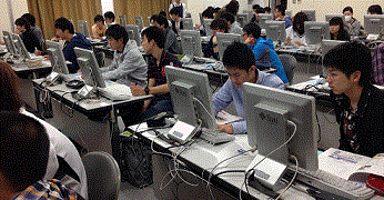 一人一台のパソコンを使った授業